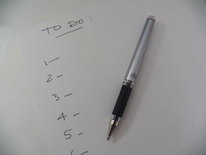 Keep tabs on your progress and you’ll remember more - photo of 'to do' list