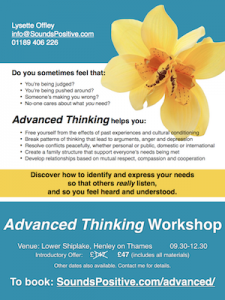 Advanced Thinking Workshop - photo of poster
