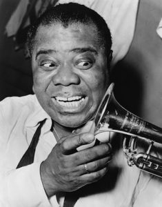 Creativity is a muscle. Photo of Louis Armstrong