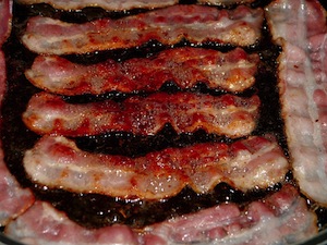 Getting to the bottom of it - photo of frying bacon