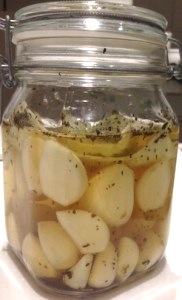 What did fermented food ever do for us - photo of fermented garlic